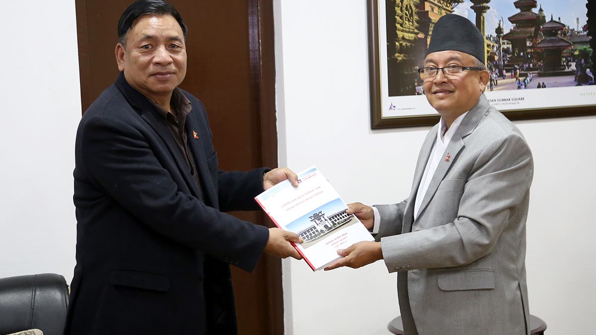 शान्तिपूर्ण निर्वाचन सम्पन्न गरेकोमा आयोगलाई उपराष्ट्रपतिद्वारा धन्यवाद ज्ञापन